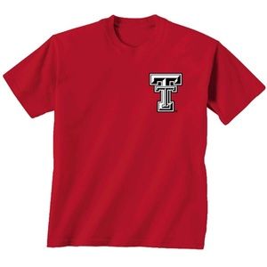 Texas Tech Red Raiders Initial Pattern Tee NWT L